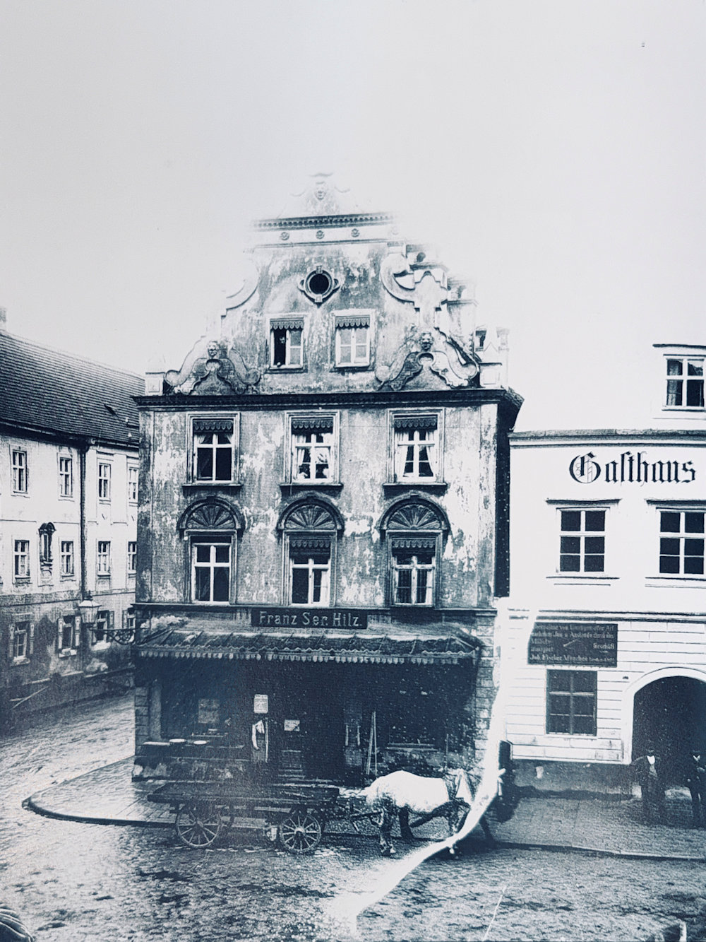 Ecke Regierungsstrasse um 1900